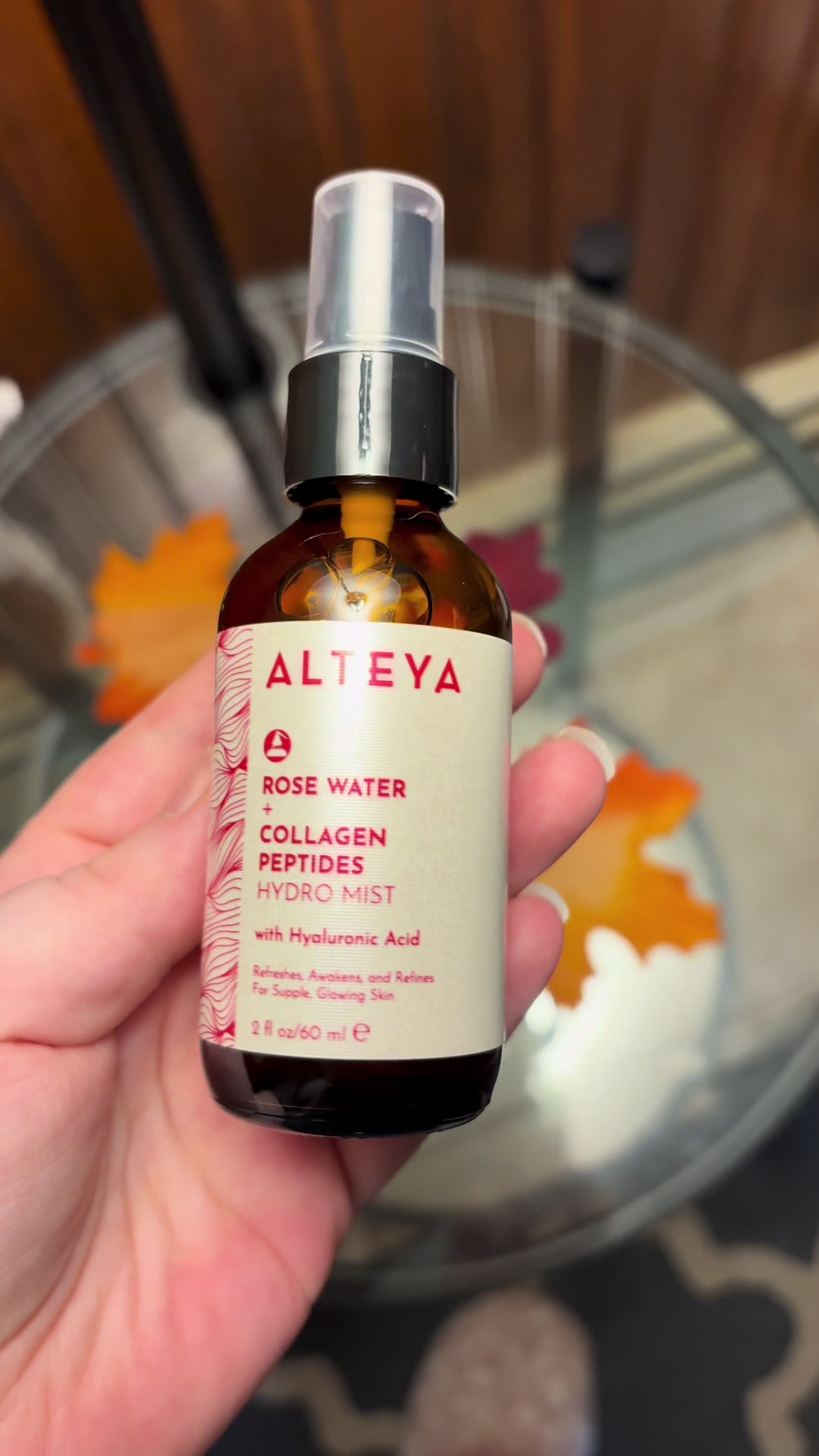 TikTok post by @amanda_panda1990 for Alteya Organics. Caption reads: [...] skin immediately! Get yours today! @Alteya....