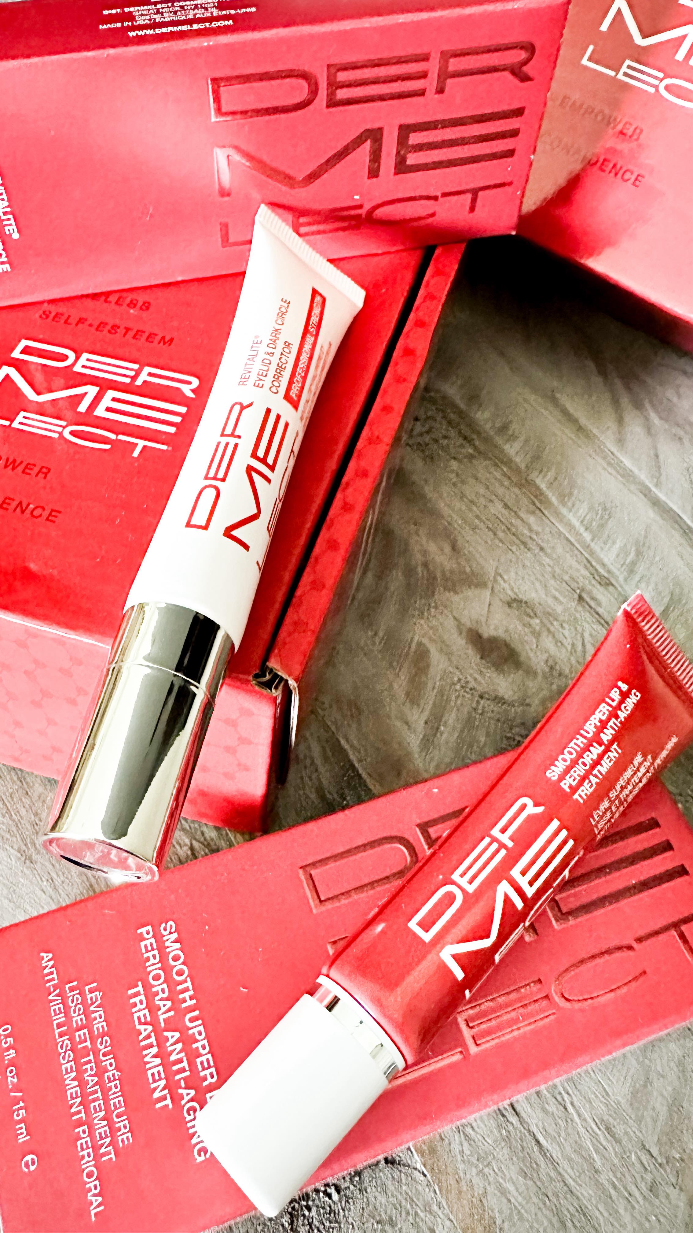 Instagram post by @sweet.p.and.sky for Dermelect. Caption reads: [...] my skin has been thanking me—thanks to....