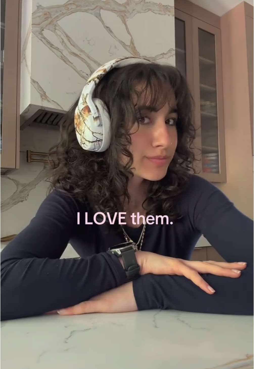 TikTok post by @rita.kronberg for Skullcandy. Caption reads: They’re so comfy too, I love them🤍 @skullcandy....