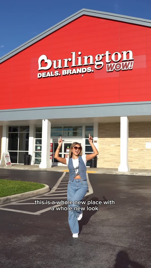 Instagram post by @elizabethelias for Burlington. Caption reads: #ad Don’t miss @burlingtondeals BIG Deal Event,....