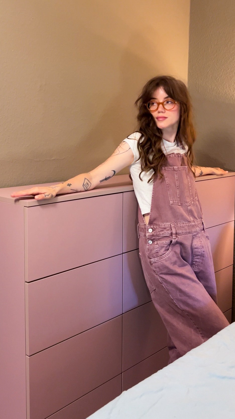 Instagram post by @nanda_schwarz for Tylko. Caption reads: Werbung 🎀
Bedroom optimization Part one 

We....