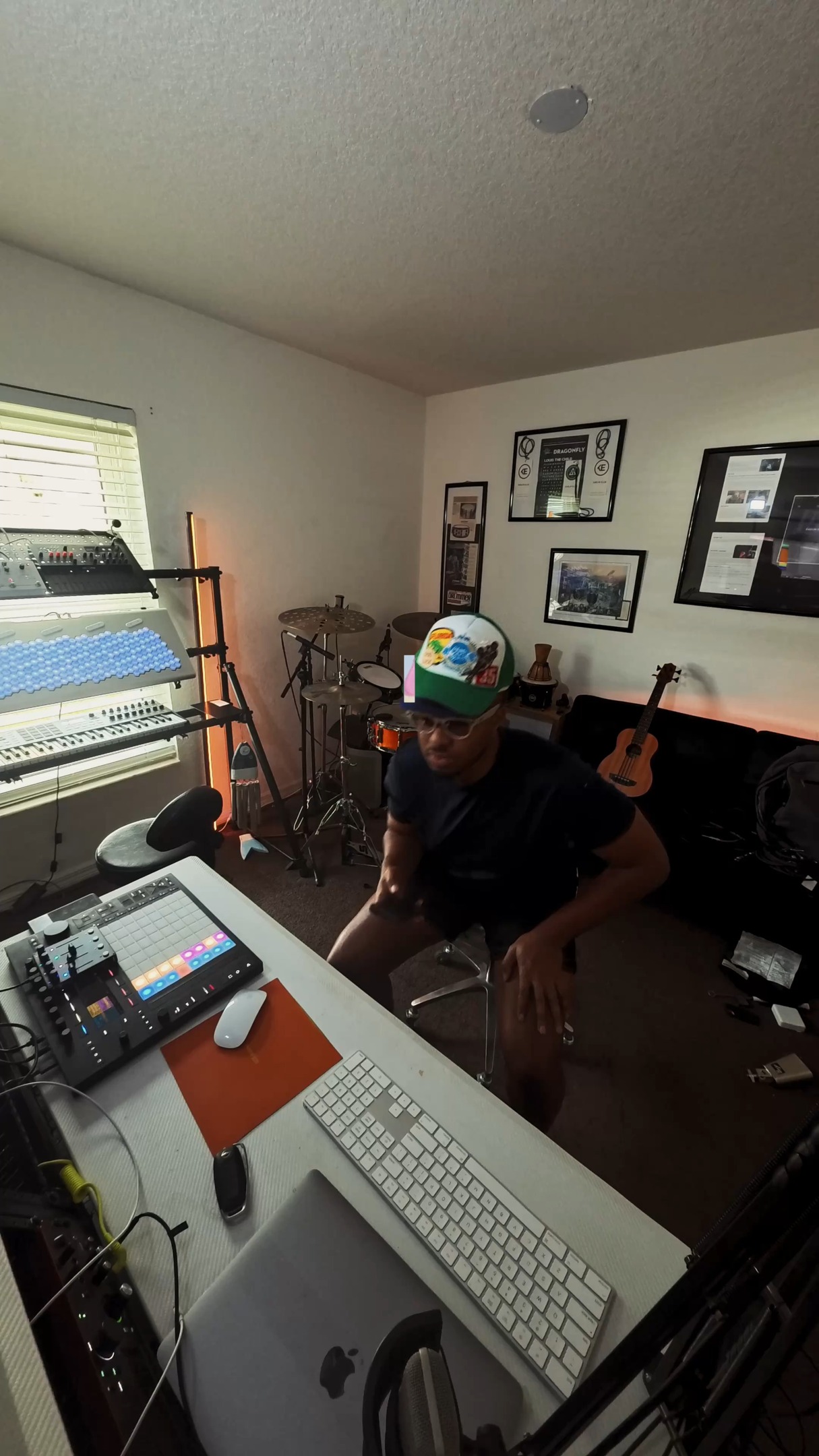 Instagram post by @kaelinellis for BandLab. Caption reads: So I Made a Beat With @BandLabs app ....