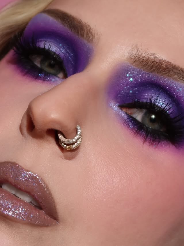 Instagram post by an influencer for essence cosmetics. Caption reads: Milky Way 🪐 @maybelline grippy serum primer....