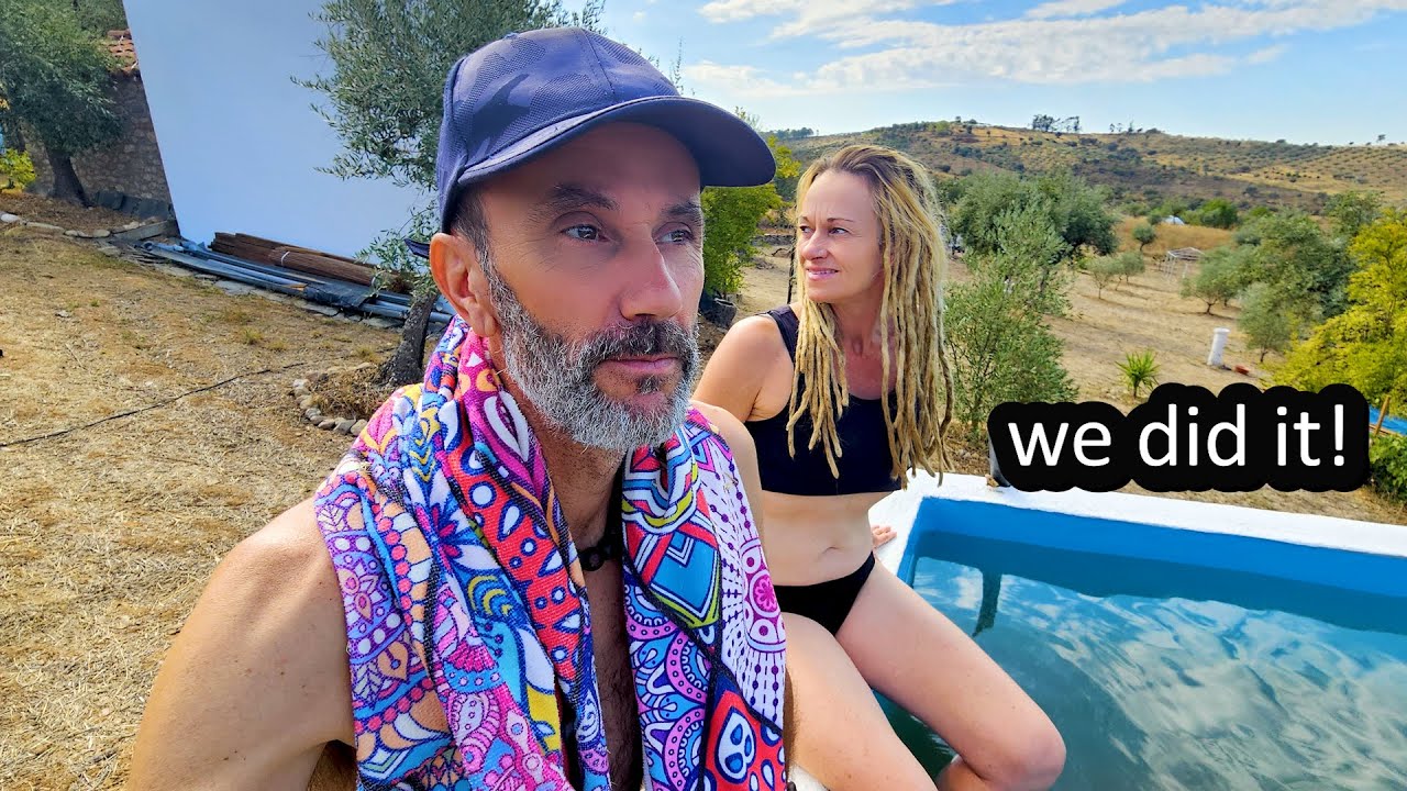 YouTube post by @theexPAWers for EcoFlow. Caption reads: AUTUMN on our HOMESTEAD in PORTUGAL - FINALLY,....