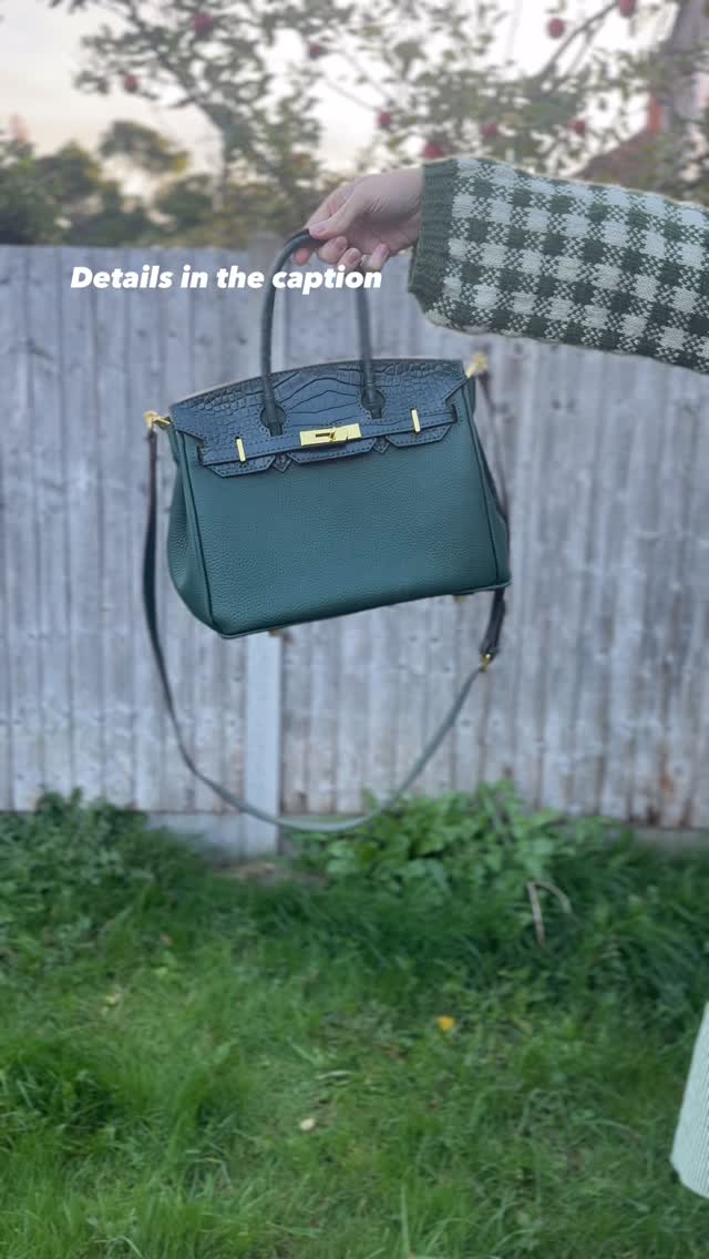 Instagram post by @whatvickimade for Babylon Leather. Caption reads: [...] own leather bag making kit from Babylon....