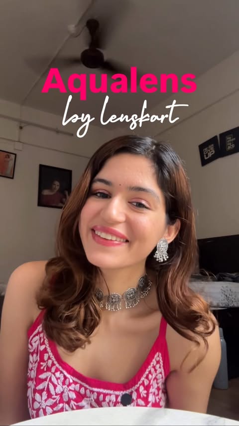 Instagram post by @tanishkagulati24 for Aqualens. Caption reads: #ad 

This shaadi season, you wanna slay without....