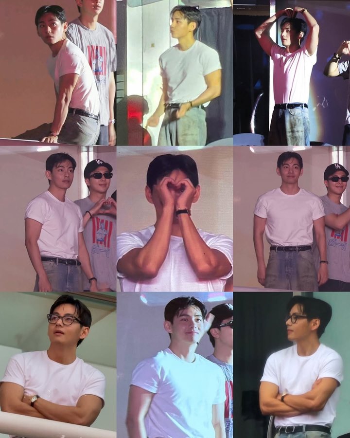 Instagram post by @thv.updates for COKODIVE. Caption reads: [...] use code 👉🏻 𝗧𝗔𝗘𝗛𝗬𝗨𝗡𝗚𝟭𝟬 on....