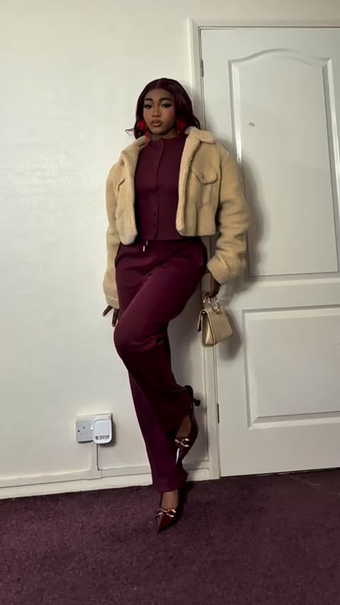 Instagram post by @__valkali.a for Rebellious Fashion. Caption reads: A quick ootd for @rebelliousfashion two piece set....