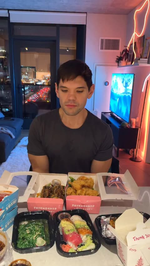 Instagram post by @kyleabrams10 for Postmates. Caption reads: @postmates is the best girlfriend ever. [...].