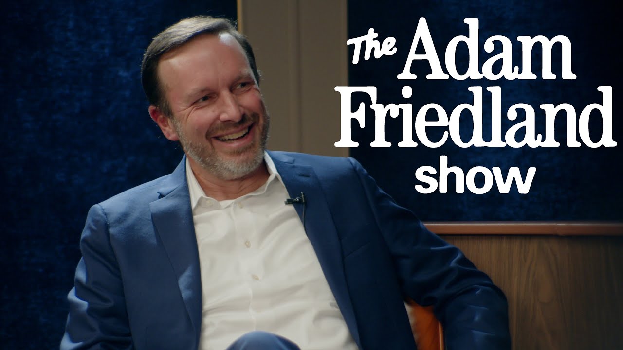 YouTube post by @TheAdamFriedlandShow for hims. Caption reads: SENATOR CHRIS MURPHY Talks Loneliness Epidemic,....