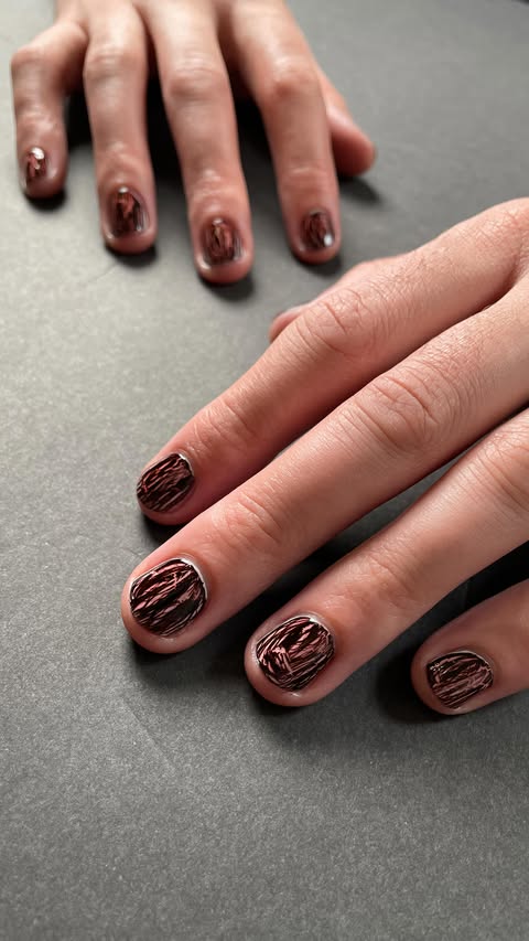 Instagram post by @nailartbysig for Sally Hansen. Caption reads: Anyone else’s Thanksgiving break plans include....