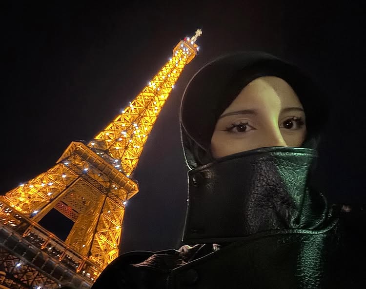 Instagram post by @oumsgh for Acne Studios. Caption reads: @acnestudios Outfits recently #ad.