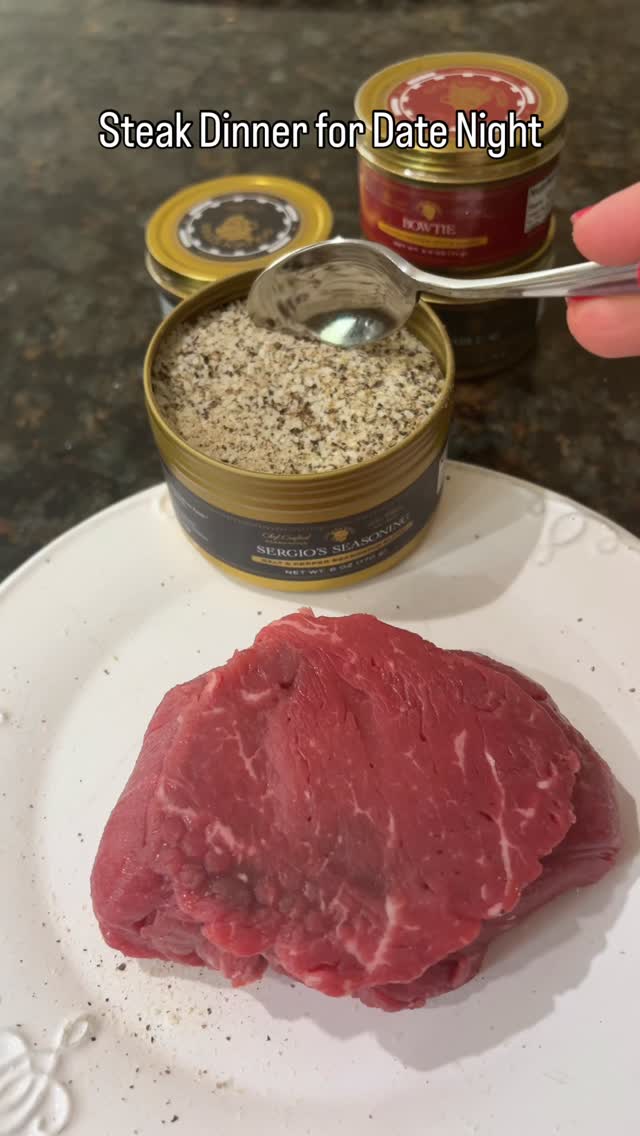Instagram post by @aperfectfeast for Golden Steer. Caption reads: [...] then season it generously with @goldensteer....