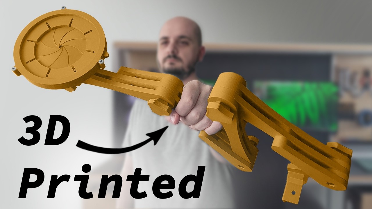 YouTube post by @Ideal_Idea for Glowforge. Caption reads: Upgrading My Desk With 3D Printing.