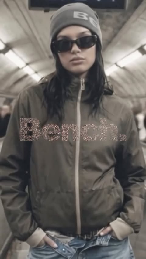 Instagram post by @benchoriginal for Superdry. Caption reads: Two British icons unite 🤝 Bench x Superdry&Co NOW....
