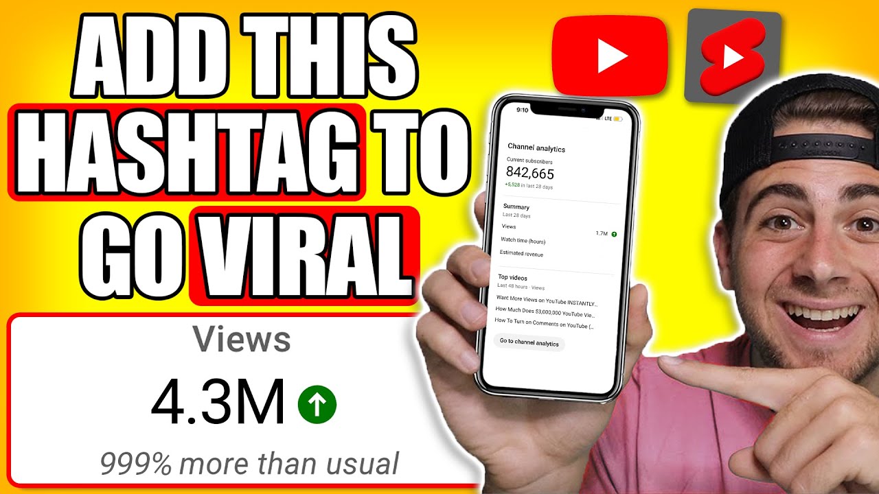 YouTube post by @RobertBenjaminChannel for vidIQ. Caption reads: The BEST Tags & Hashtags To Use On YouTube Shorts....