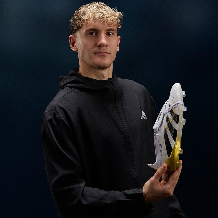 Instagram post by @facucolidio for adidas Argentina. Caption reads: ¿Listos para el Mundial de Clubes? Sí. 😉🔥....