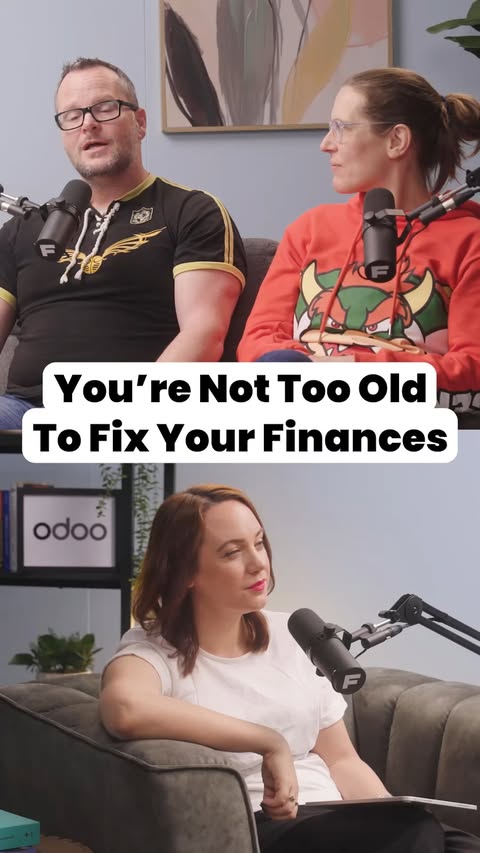Instagram post by @francescooknz for Odoo. Caption reads: [...] to start. This episode is supported by....