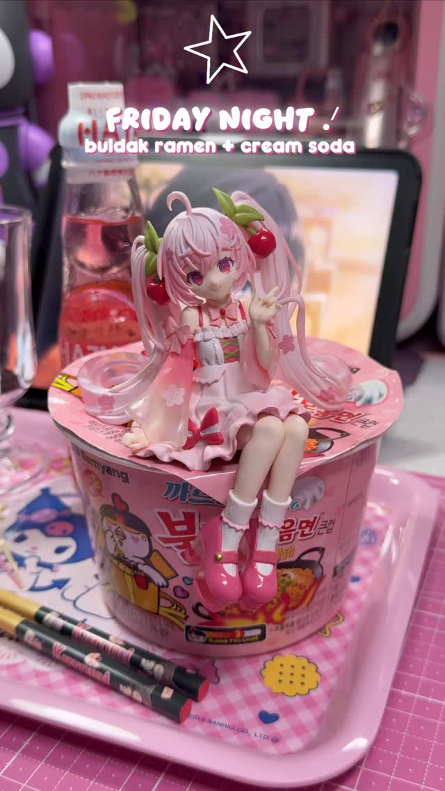 Instagram post by @elyxirine for Zugu case. Caption reads: [...] night 🍜🥤 ft. my fave iPad case from....