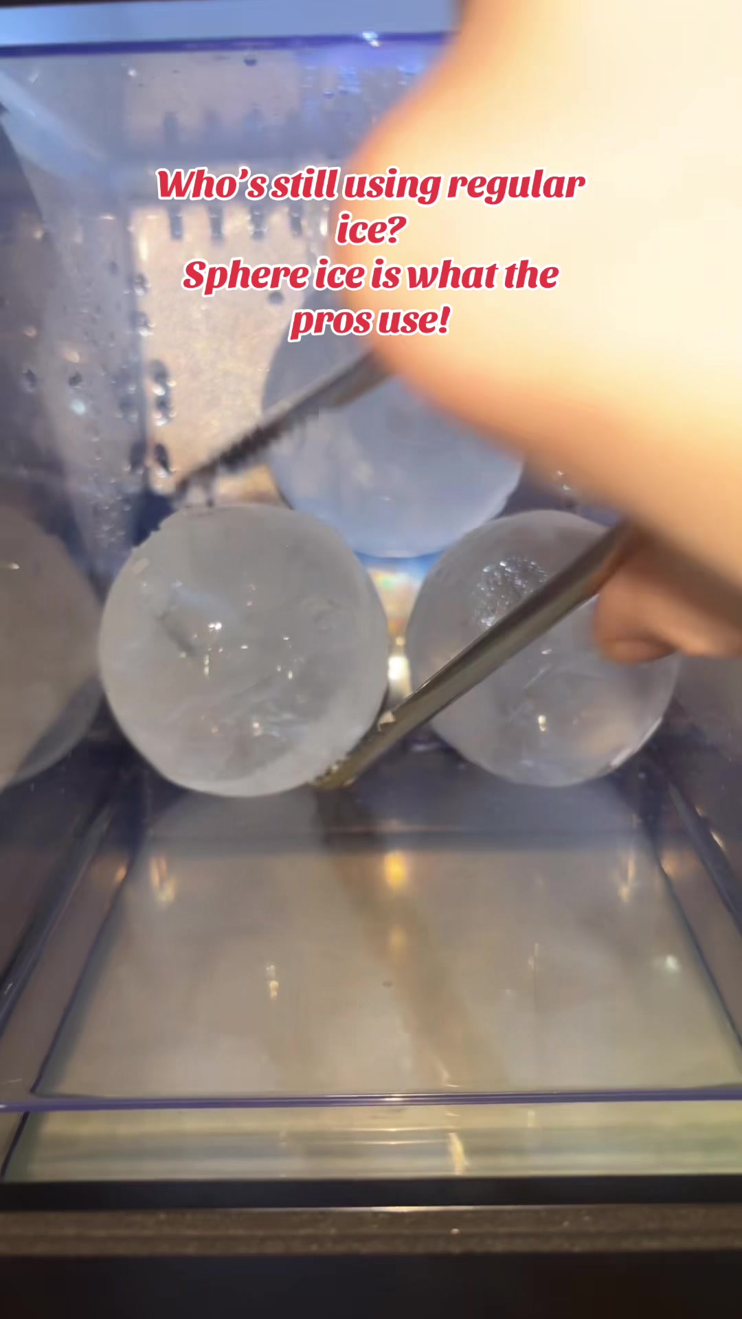 TikTok post by @alexis_ttshop_sahm for Euhomy. Caption reads: @EUHOMY is where it’s at!!! #sphereice #icemaker....