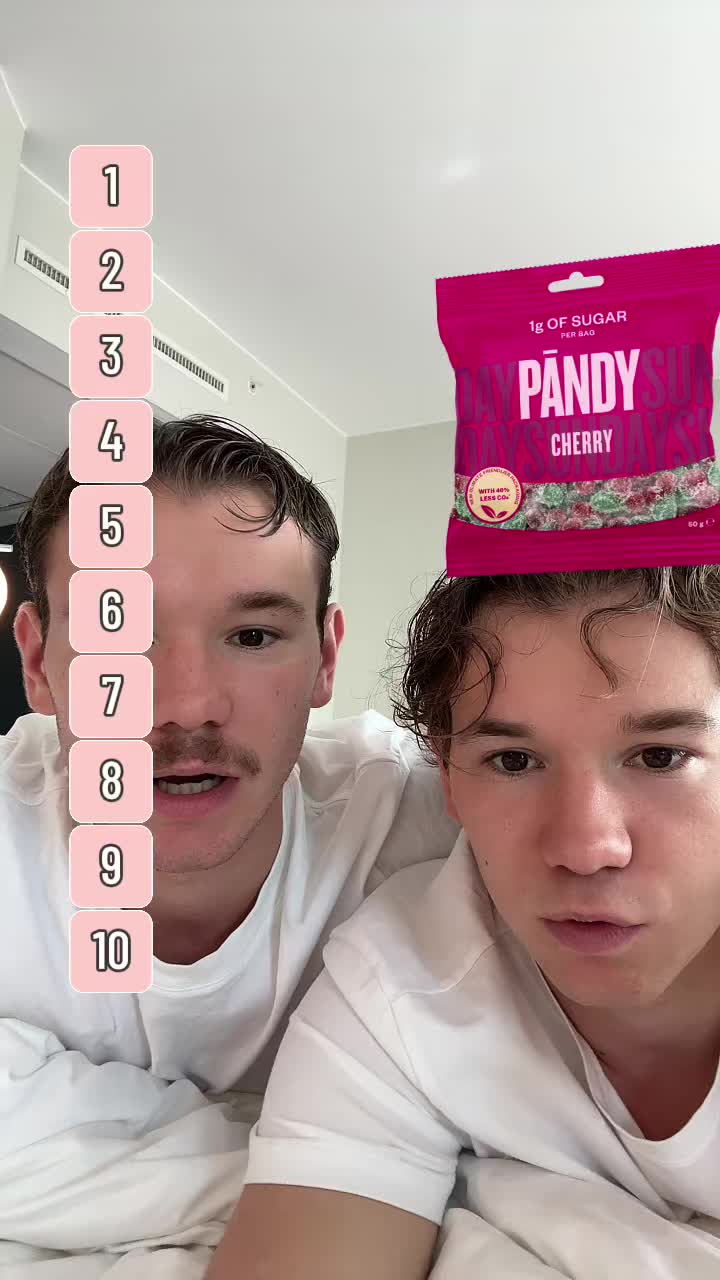 TikTok post by @marcusandmartinus for PÄNDY. Caption reads: Ad @PÄNDY Monday 2 Sunday / What’s your favorite....