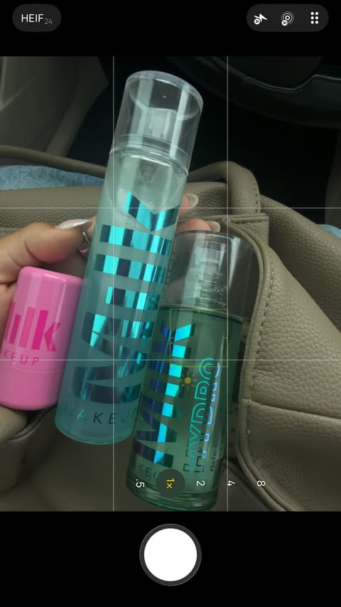 Instagram post by @daniellacabreg for Milk Makeup. Caption reads: [...] Cooling Water Jelly Tint 💚 Shop the Milk....