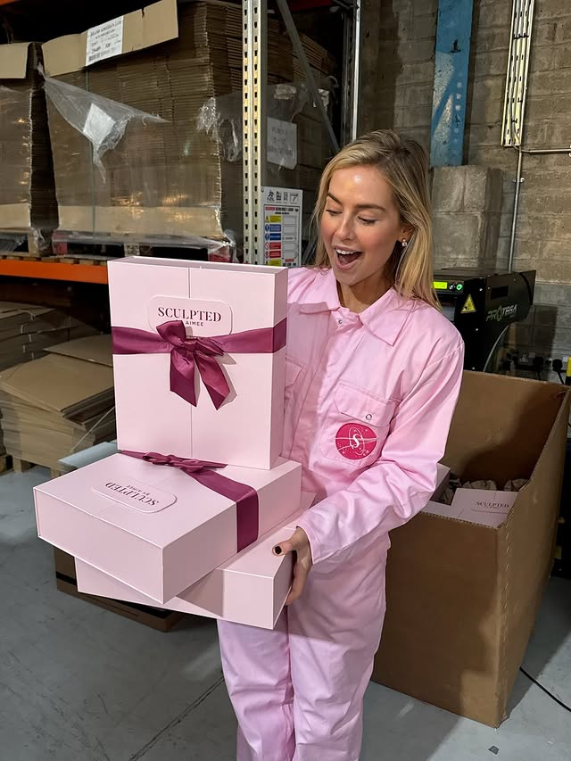 Instagram post by @aimeeconnolly_com for Sculpted By Aimee. Caption reads: Look what we found in the warehouse 👀 WIN one of....