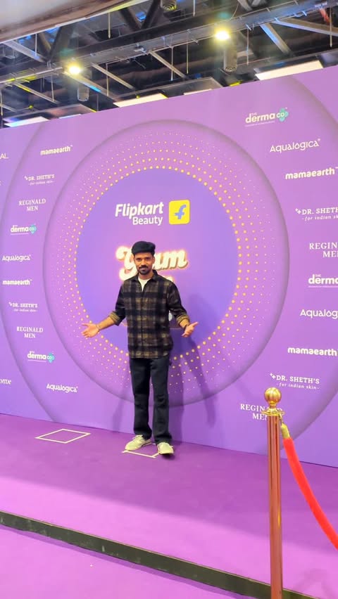 Instagram post by @artgram_diy for Ahmed Al Maghribi Perfumes. Caption reads: Flipkart glam up event 2026✨....