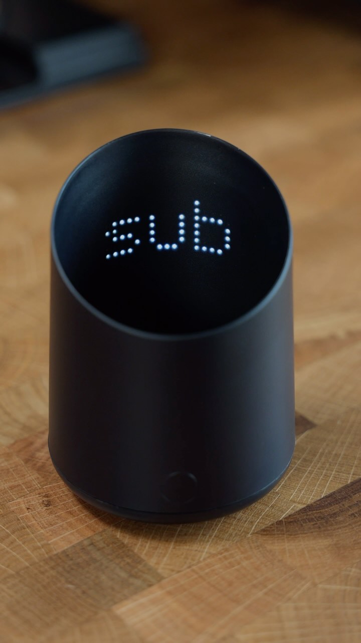 Instagram post by @tannercolsoncoffee for Subminimal. Caption reads: The Subscale #subminimalpartner @subminimal 

Use....