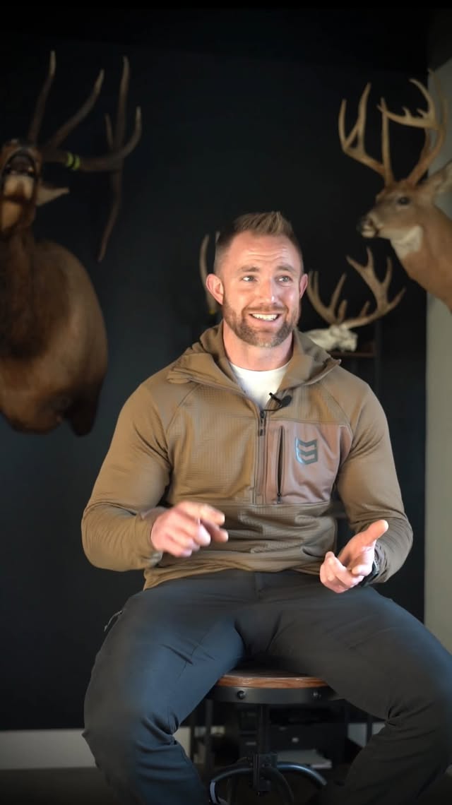 Instagram post by @therealjakepowers for MTN OPS. Caption reads: [...] savings. 🦌 #HuntLegacy #FutureOfHunt....