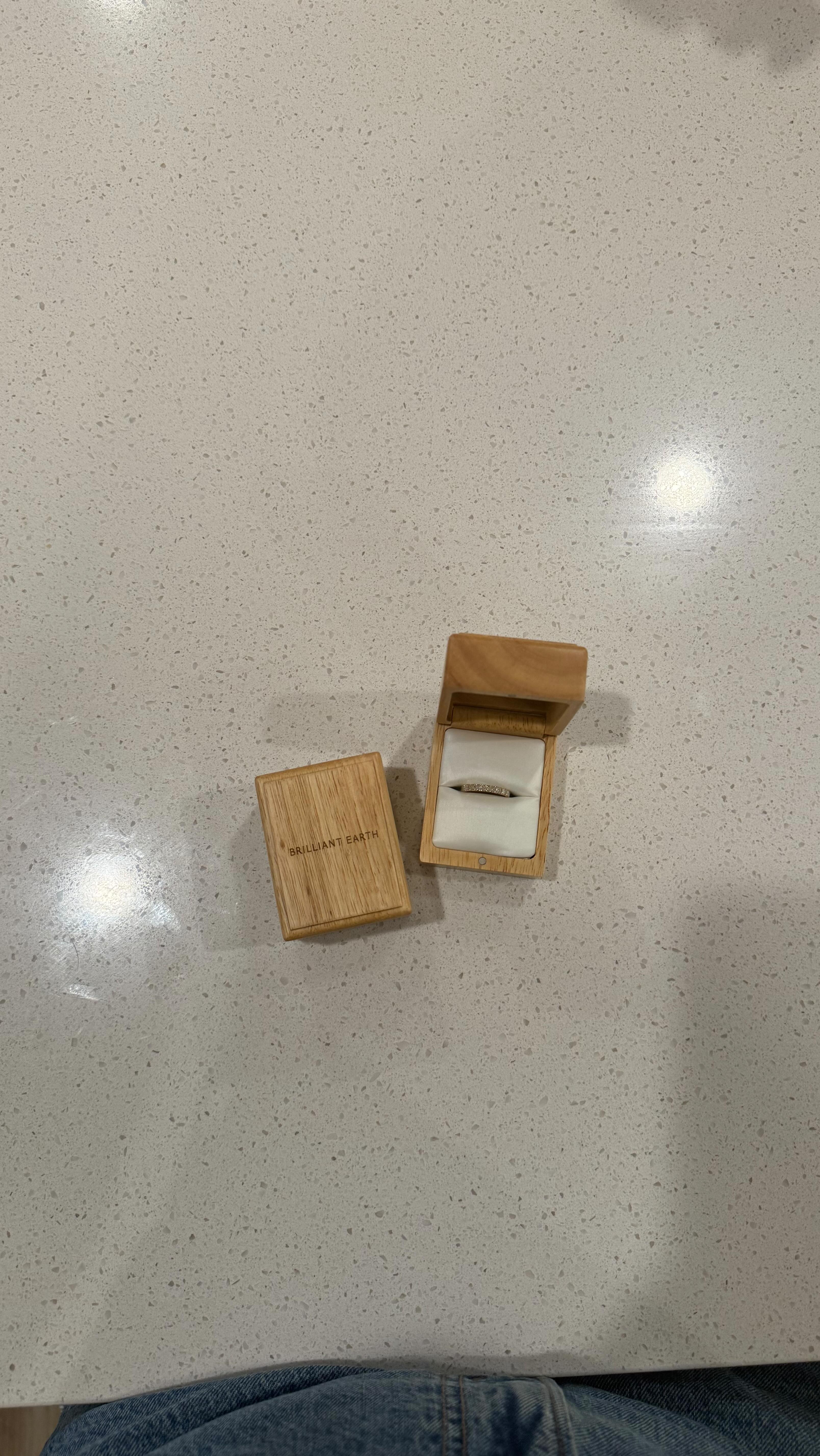 Instagram post by @lindsey_teaches for Brilliant Earth. Caption reads: There’s something so special about having these....