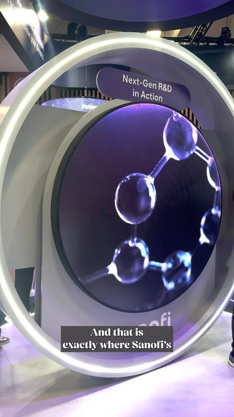 Instagram post by @tiffintech for Sanofi. Caption reads: [...] can take 10+ years to diagnose and Sanofi’s....