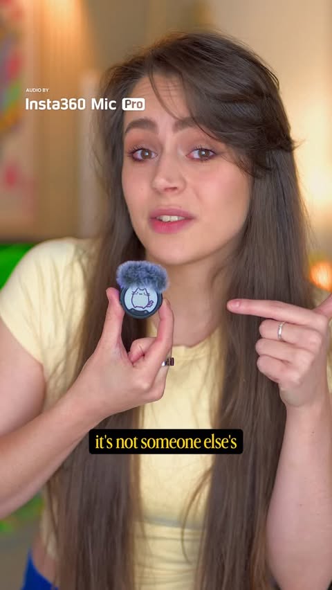 Instagram post by an influencer for Insta360. Caption reads: [...] brands? 🎤🙄 Same. The new Insta360 Mic Pro....