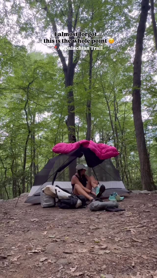 Instagram post by @_jamielambert_ for Jetboil. Caption reads: Golden days of thru-hiking Appalachian Trail ✨.