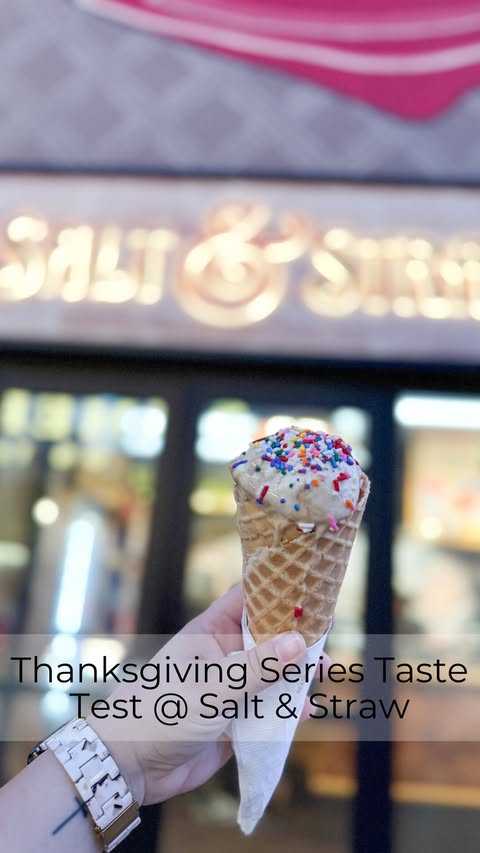 Instagram post by @jcuccionilli for Salt & Straw. Caption reads: @saltandstraw understood the Thanksgiving....