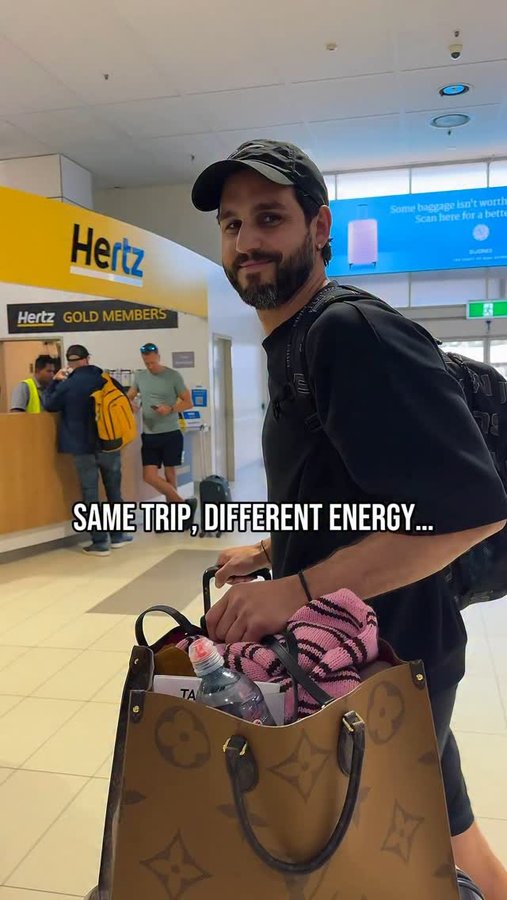 Instagram post by @mbrunelli for Hertz. Caption reads: [...] is always the better option! Thanks to....