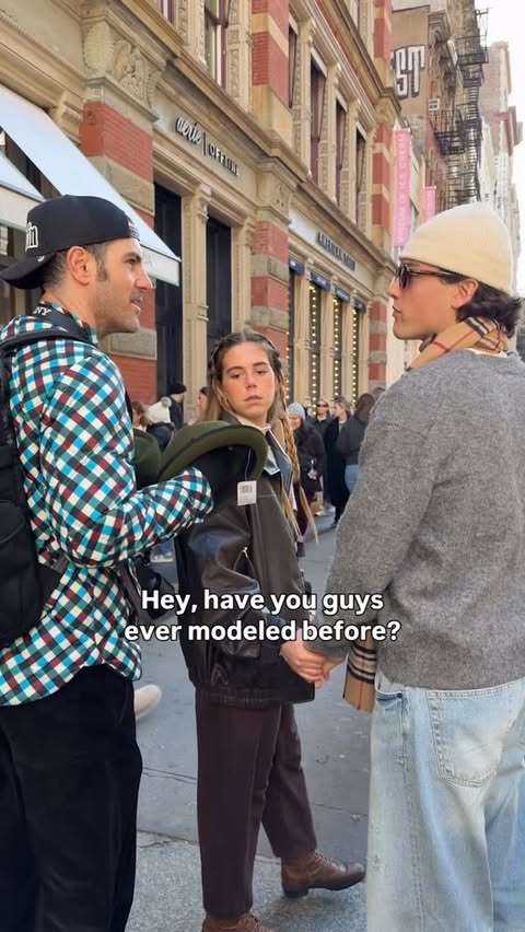 Instagram post by @mrnycsubway for Goorin Bros.. Caption reads: When I approached strangers @abbyndryan, I had a....