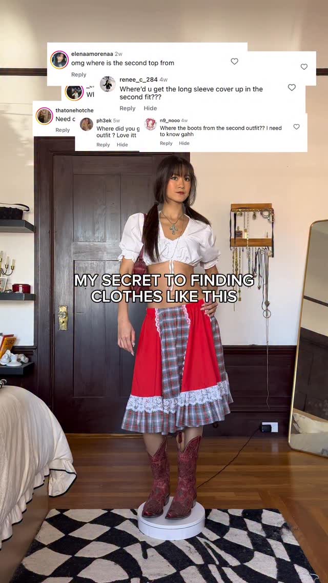 Instagram post by @generationchloe for Poshmark. Caption reads: You guys always ask me where my clothes are from,....