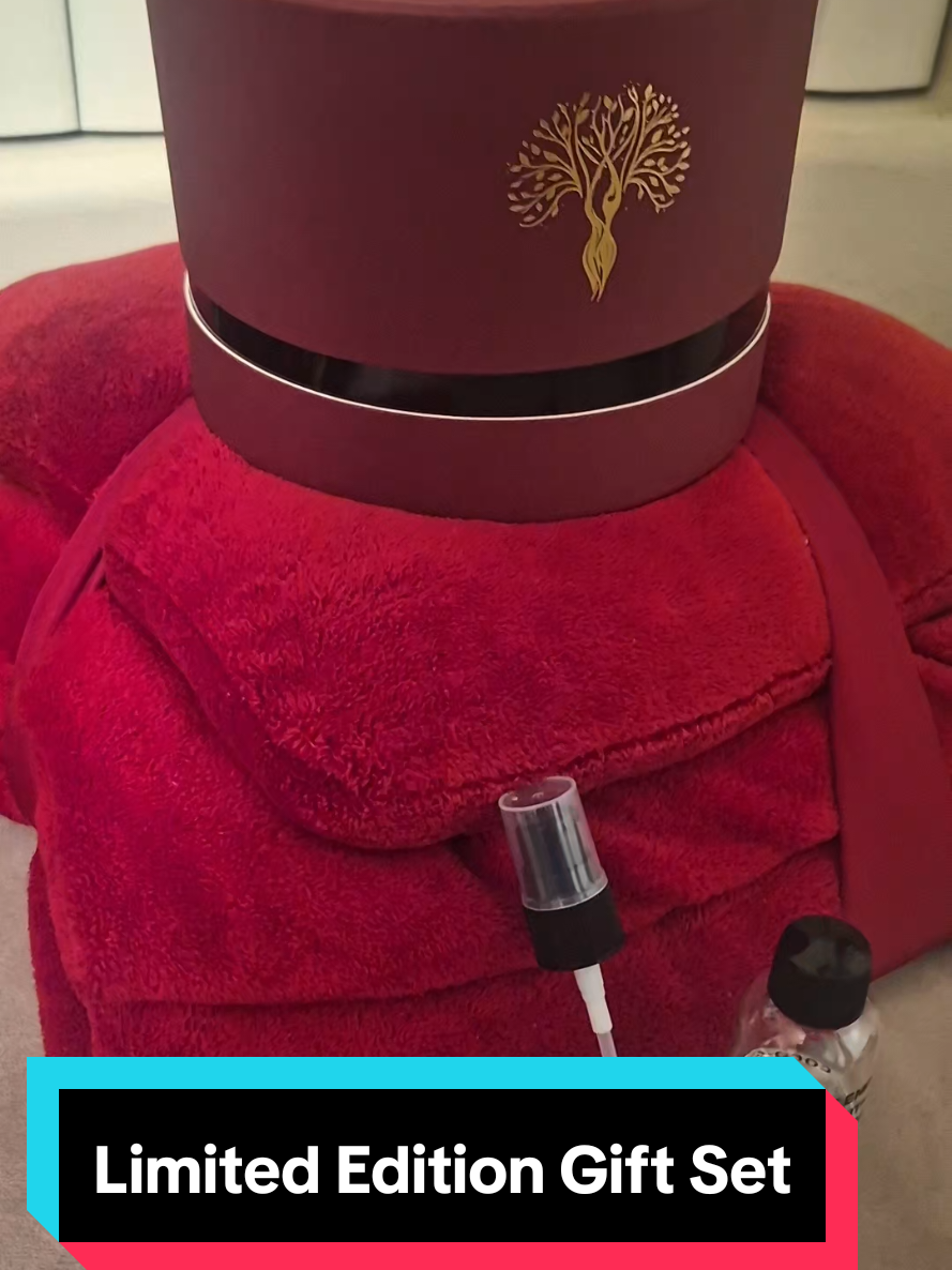 TikTok post by @camillenashtv for Eternal Perfume Oils. Caption reads: [...] Special Limited Edition Gift Set @Eternal....