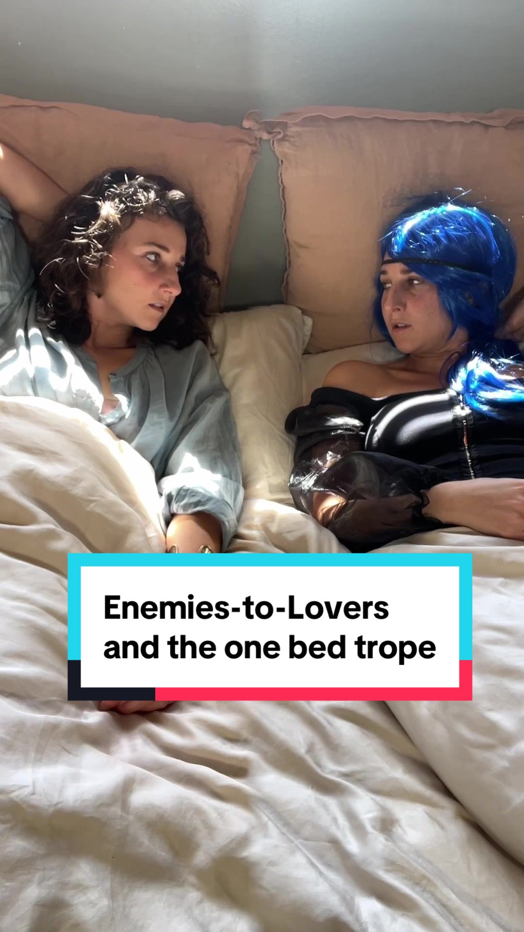 TikTok post by @carolineklidonas for Mattress Firm. Caption reads: Ad | Thanks to the @Mattress Firm Sleep Experts®,....