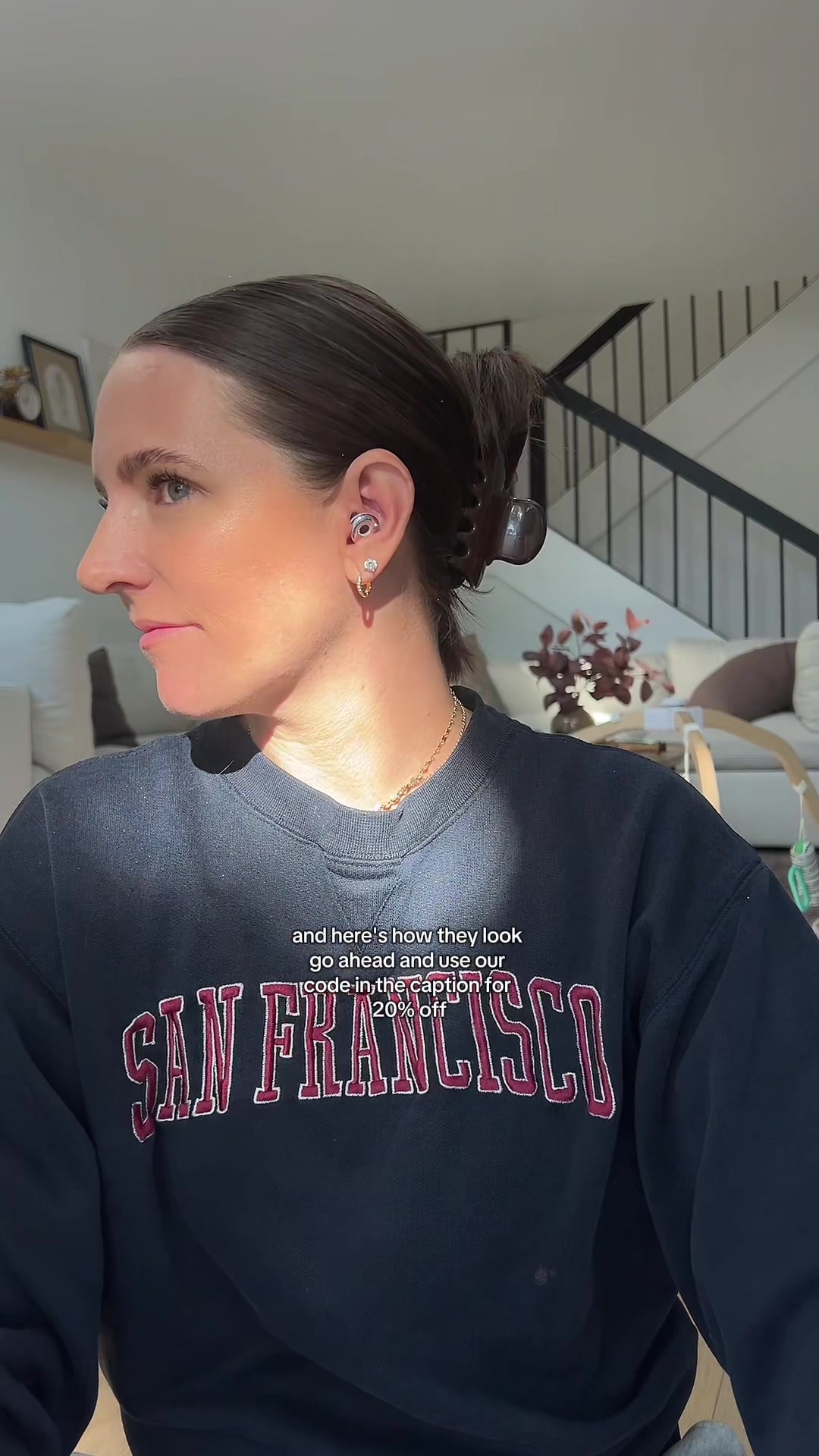 TikTok post by @oursignedworld for Loop Earplugs. Caption reads: THANK YOU TO EVERYONE WHO HAS RECOMMENDED....