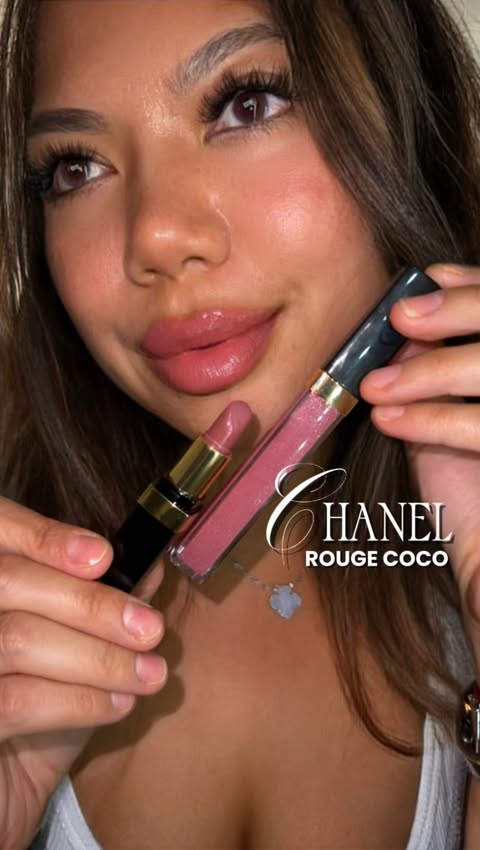 Instagram post by @elainemarieee for CHANEL. Caption reads: @chanel.beauty, but on your lips! 💋 Starting....
