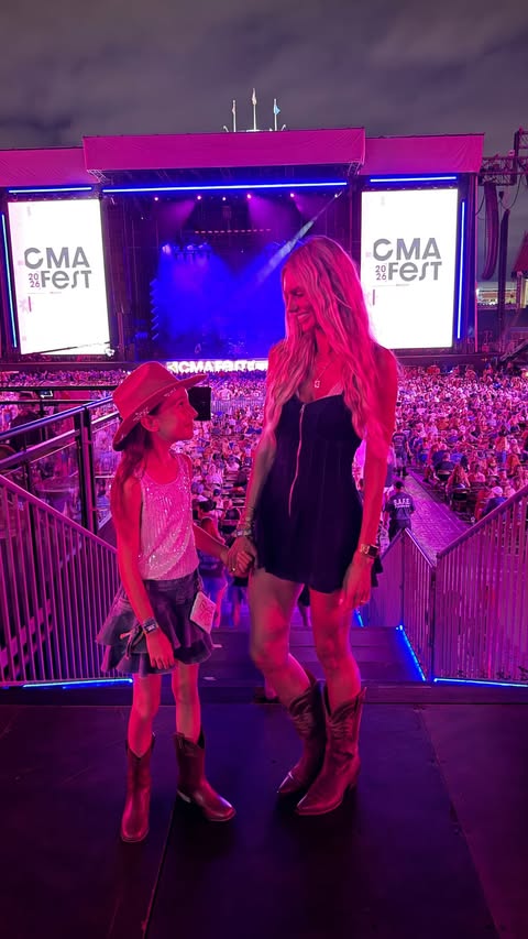 Instagram post by @kirstinczernek for SoFi. Caption reads: [...] Mia with going to CMA Fest with @SoFi, the....
