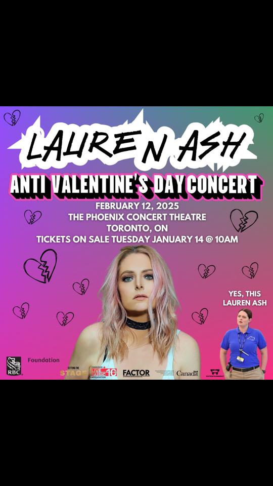 TikTok post by @laurenelizabethash for RBC. Caption reads: Tickets go on sale TOMORROW Jan 14 at 10am ET!! So....