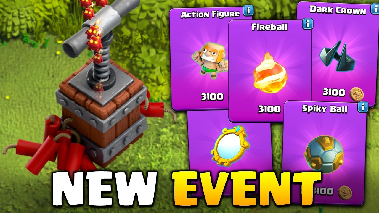 YouTube post by @JudoSloth for Supercell. Caption reads: New Equipment Blast Event - Everything You Need to....