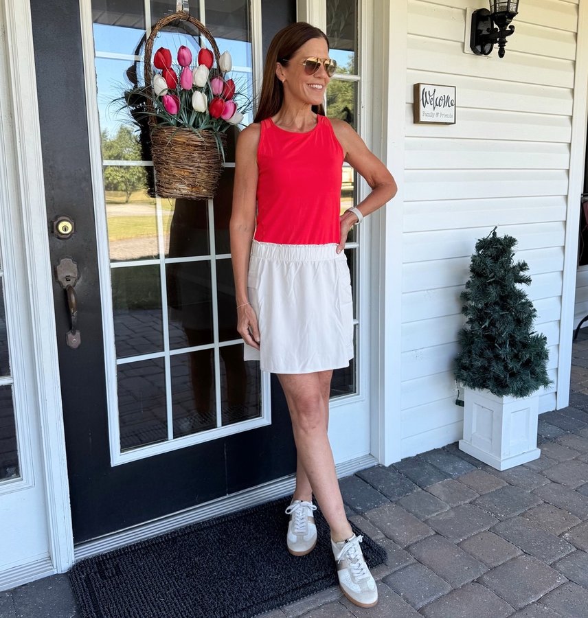 Instagram post by @emilysarmo for RBX Active. Caption reads: [...] Today I’m styling a sporty look from....