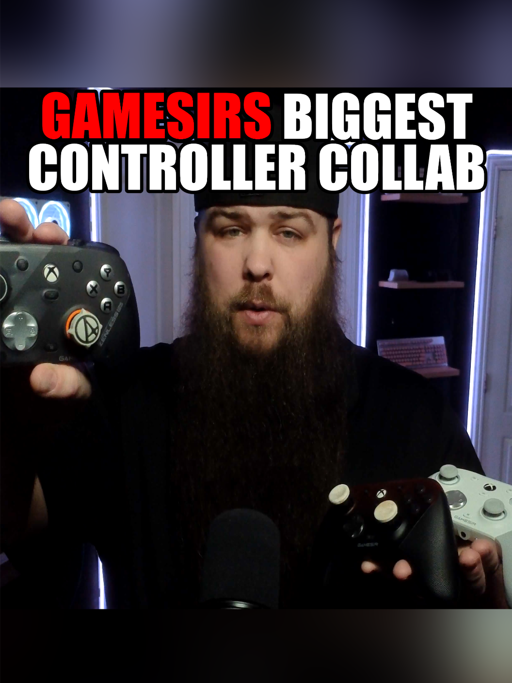 TikTok post by @xbcarlisle1 for GameSir. Caption reads: This New GameSir Controller is TOO GOOD The new....