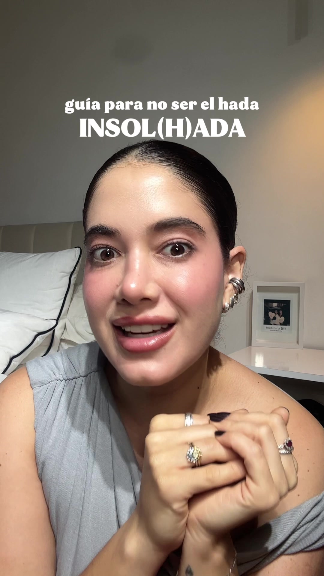 TikTok post by @valsierrab for La Roche-Posay. Caption reads: Guía básica para no ser el hada insol(h)Ada este....
