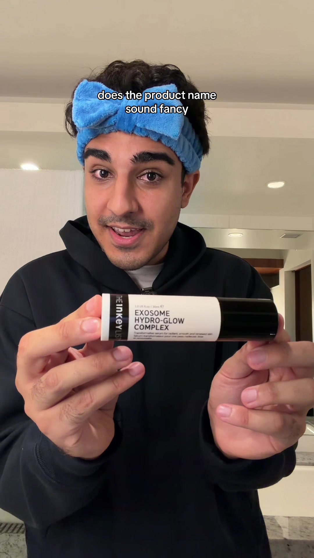 TikTok post by @thisguyabdullah for Theinkeylist. Caption reads: octopus-coded but still effective @The INKEY List....