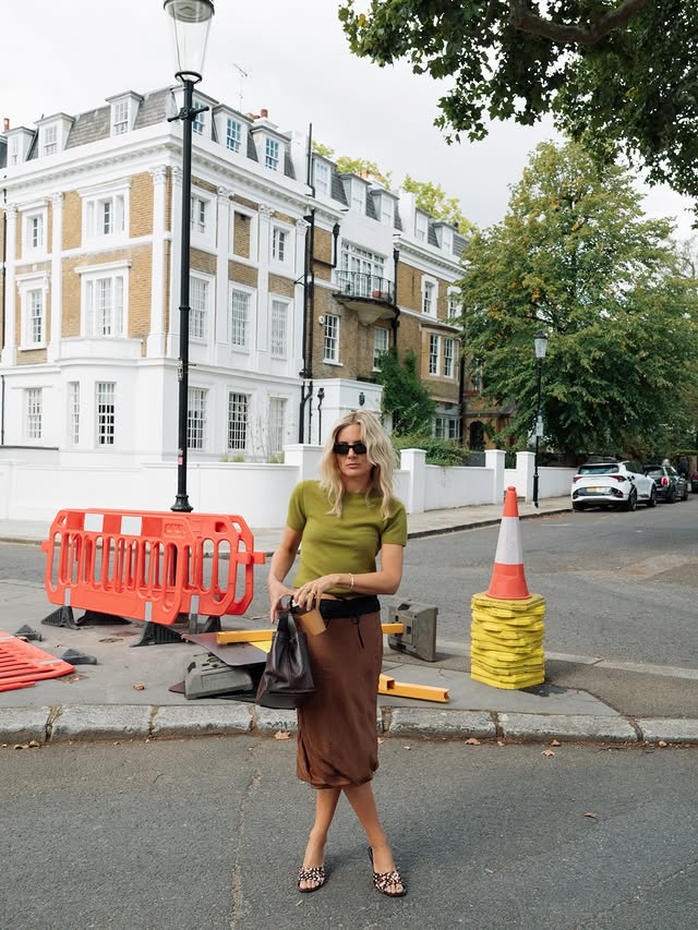 Instagram post by @lucywilliams02 for Selfridges. Caption reads: [...] @staud.clothing pop-up at....